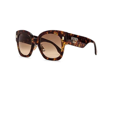 fendi ff havana sunglasses|Fendi sunglasses oversize.